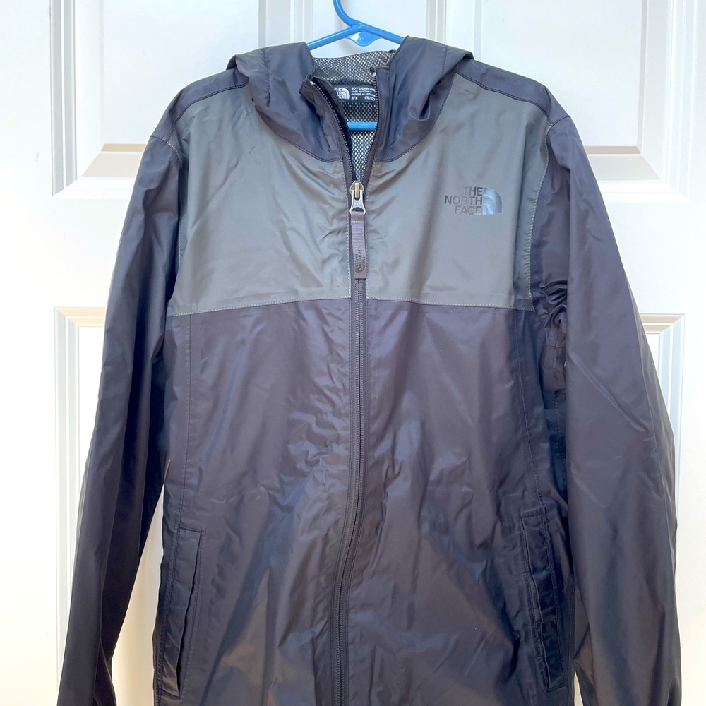 The North Face Boys/Child Black/grey rain jacket
